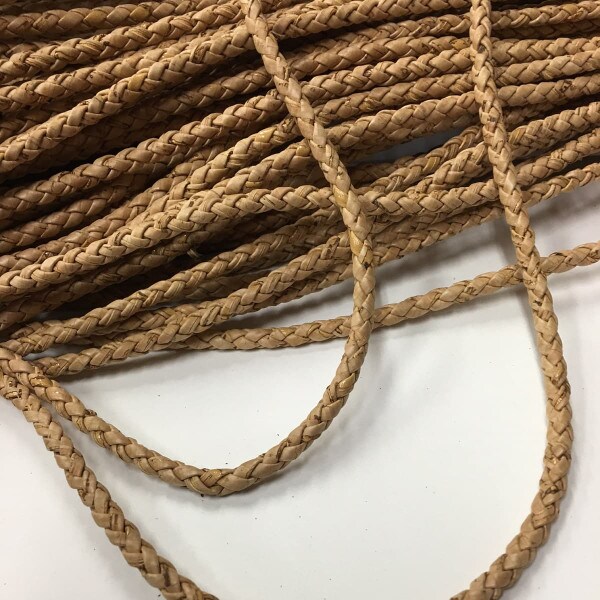 Twisted cork cord